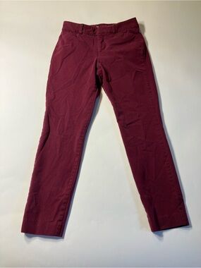 Old Navy Women's Straight Leg Jeans - Burgundy